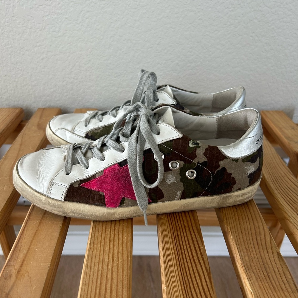 Golden Goose Camo Sneakers 37